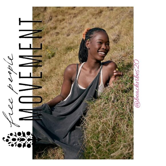 FP MOVEMENT BY FREE PEOPLE Hot Shot Onesie Washed Black M NWOT - Picture 3 of 4